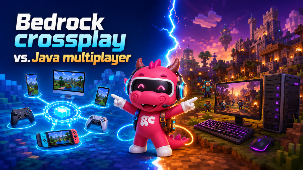 Bedrock crossplay vs. Java multiplayer