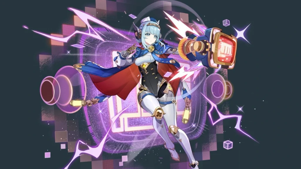 Portrait of Ineffa from Genshin Impact showing character art