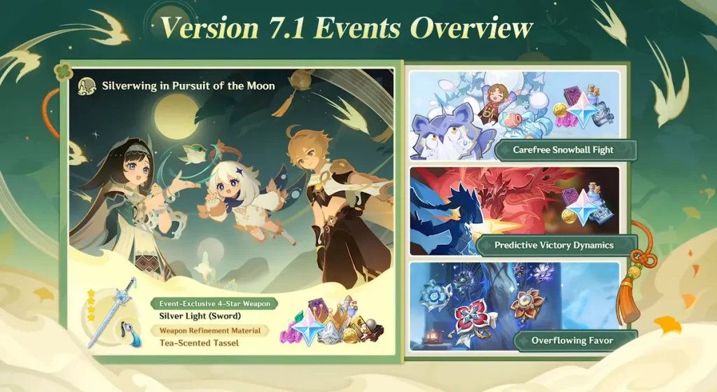 Moonchase Festival returns to Liyue in Genshin Impact Version 7.1.