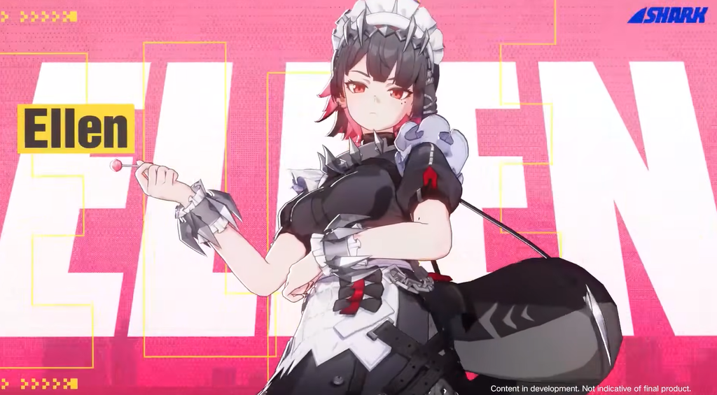 Official announcement artwork for Ellen from Zenless Zone Zero joining Honkai: Star Rail