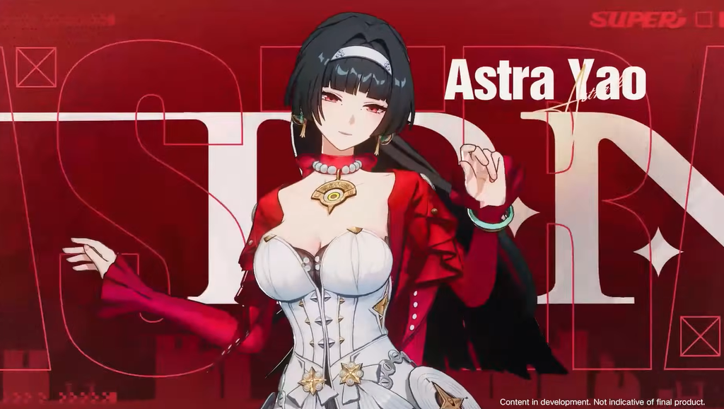 Official announcement artwork for Astra Yao from Zenless Zone Zero joining Honkai: Star Rail