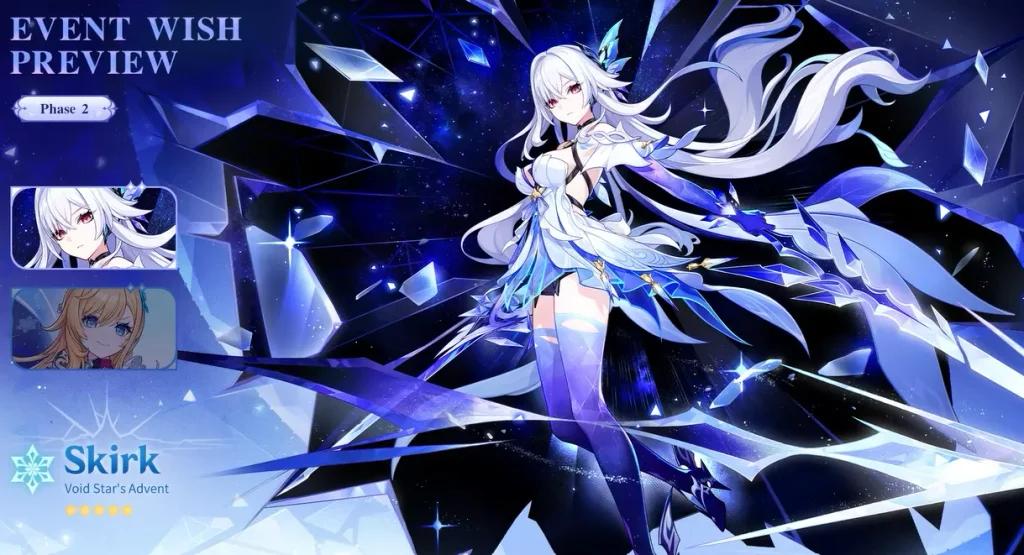 Skirk, a 5-star character returning in Genshin Impact Version 7.1 Phase 2.