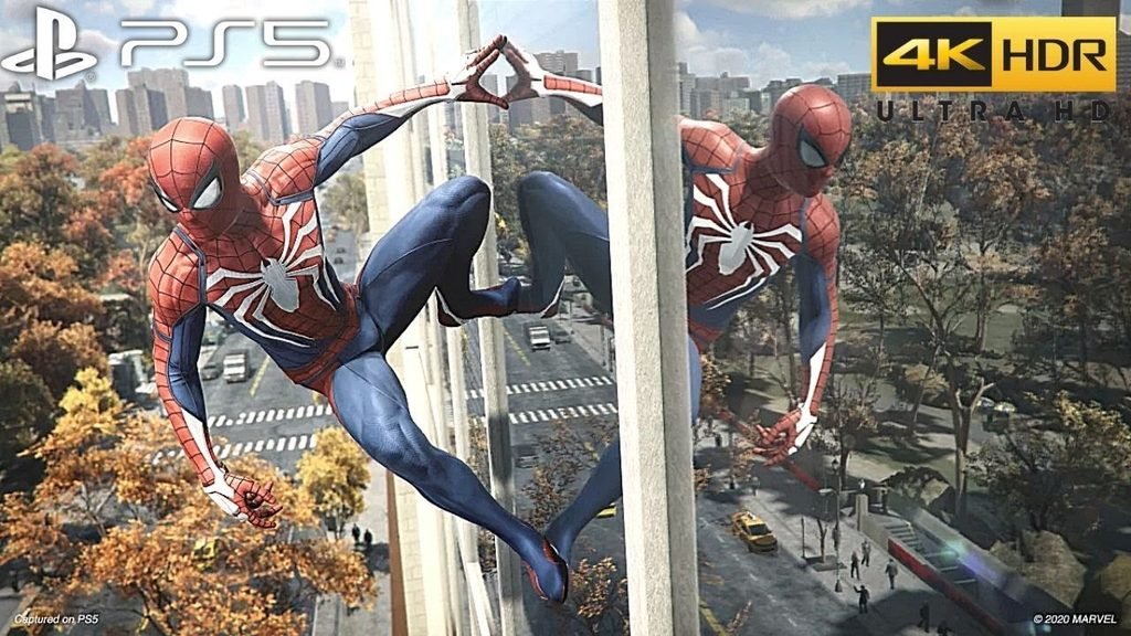 Gameplay screenshot displaying high-resolution graphics and dynamic 4K visual effects on PlayStation 5.