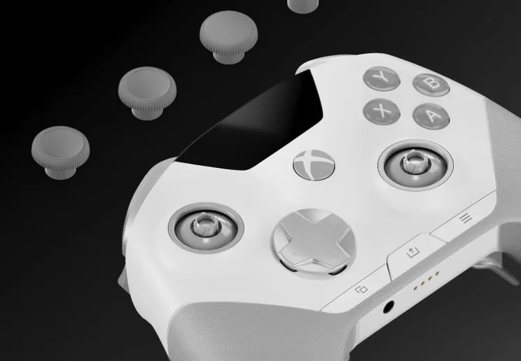 SteelSeries Aeon Pro wireless controller in white for Xbox, PC, and mobile